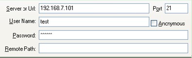 FileZilla Server用ftp进行登陆测试
