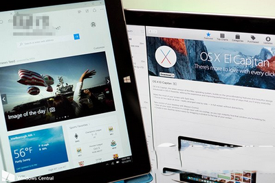 win10和os x el capitan分屏操作对比视频